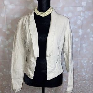 Beige blazer coat size small